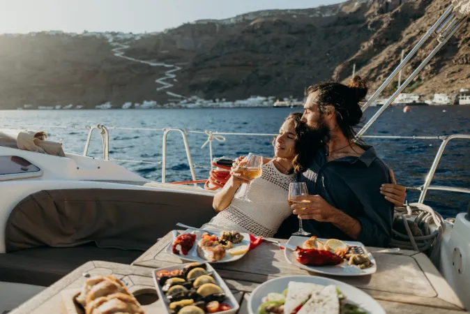 Private All-Day Cruise - Santorini sailing cruise